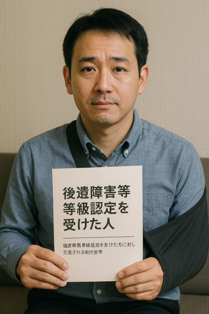 後遺障害認定等級を受けた人