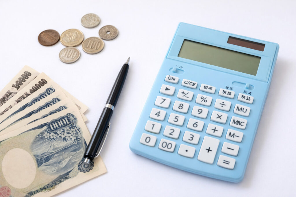お金と電卓